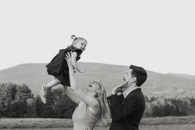 The Combs family in Manchester, Vermont